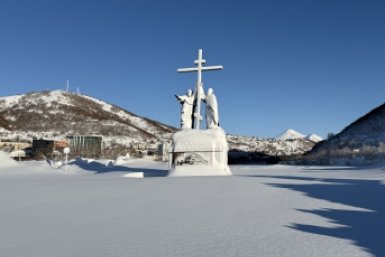 Камчатка укрыта такими большими снегами (ФОТО)