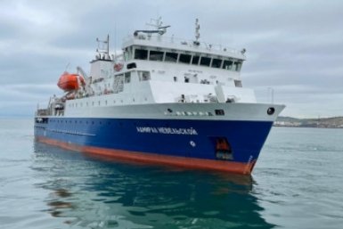 Теплоход &quotАдмирал Невельской&quot возобновляет рейсы на Курилы после техобслуживания пресс-служба минтранса Сахалинской области