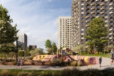 Жилой квартал &quotУюн парк&quot в Южно-Сахалинске предоставлено ПАО ПИК СЗ