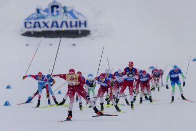 Чемпионат России по лыжным гонка пресс-служба министерства спорта Сахалинской области