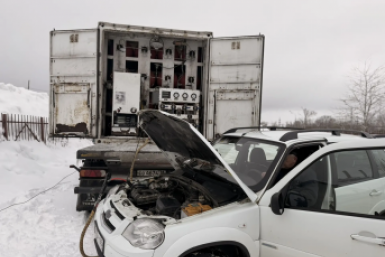 Передвижная АЗС пресс-служба министерства энергетики Сахалинской области