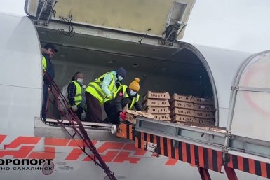 В Южно-Сахалинск доставили более 80 тыс. племенных цыплят пресс-служба аэропорта Южно-Сахалинск