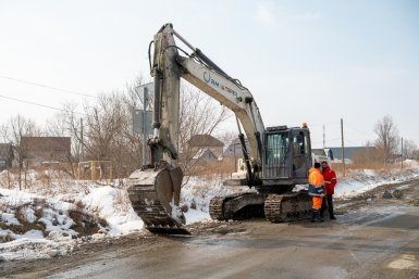 Противопаводковые работы в Южно-Сахалинске пресс-служба администрации Южно-Сахалинска