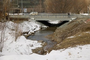 В Южно-Сахалинске начали расчистку реки Рогатки пресс-служба мэрии города