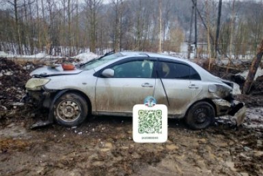 Не справился с управлением и вылетел в кювет автомобилист в Углегорском районе Госавтоинспекция Сахалинской области