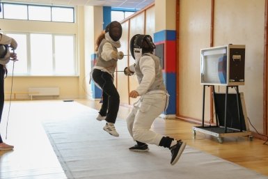 Секция фехтования пресс-служба министерства спорта Сахалинской области