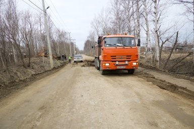 Подъезд к дачам приведен в порядок: в Южно-Сахалинске продолжают ремонт грунтовок пресс-служба мэрии города
