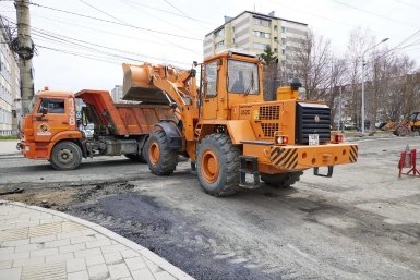Ремонт улицы Карла Маркса пресс-служба правительства Сахалинской области