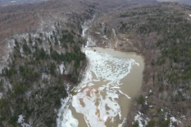 Состояние ложа плотины стало причиной мутности воды в Александровск-Сахалинском районе тг-канал мэра Александровск-Сахалинского МО Владлена Антонюк
