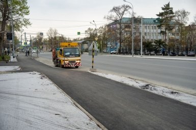 Капремонт на участнике улицы Мира пресс-служба администрации Южно-Сахалинска