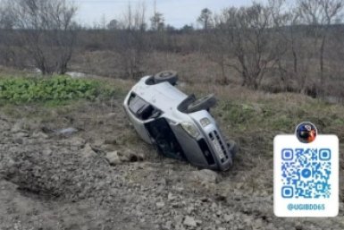 Водитель и пассажир пострадали в ДТП в Углегорском районе пресс-служба Госавтоинспекции Сахалинской области