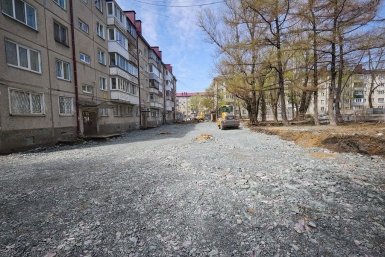 Капитальный ремонт дворов стартовал в Южно-Сахалинске пресс-служба администрации Южно-Сахалинска