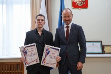 Никита Большаков и Артем Подшивалов пресс-служба министерства спорта Сахалинской области