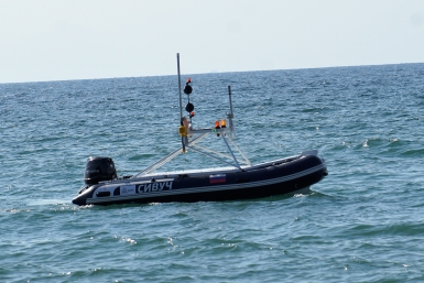 Безэкипажный катер &quotСивуч&quot пресс-служба администрации Корсаковского городского округа