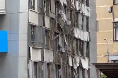 Оперштаб показал последствия атаки БПЛА в Краснодаре Оперштаб Кубани