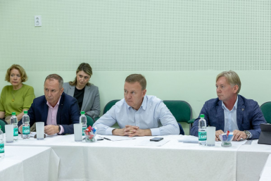 Встреча пресс-служба администрации Южно-Сахалинска