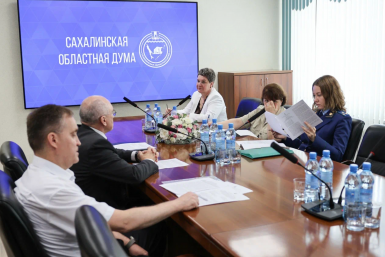 Заседание комитета пресс-служба Сахалинской областной Думы