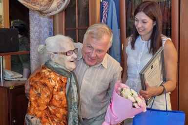 Ветерана Великой Отечественной войны из Южно-Сахалинска поздравили со 101-летием пресс-служба администрации Южно-Сахалинска
