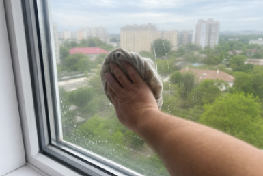 50 мл в воду при мытье окон — и до самой весны стекла блестят как алмазные грани
