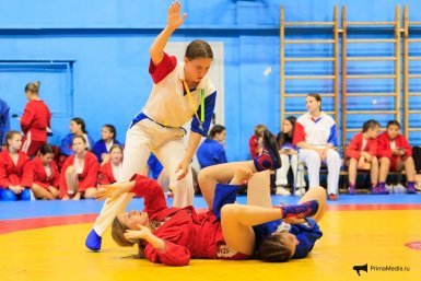 Турнир города Владивостока по самбо среди девушек ИА PrimaMedia