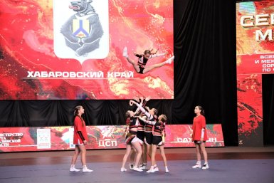 Более 500 спортсменок собрались на международном турнире по чир спорту на Сахалине