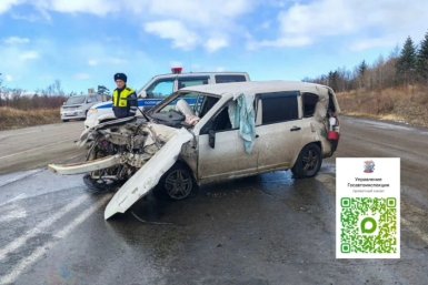 Три человека пострадали в ДТП на трассе в Углегорском районе