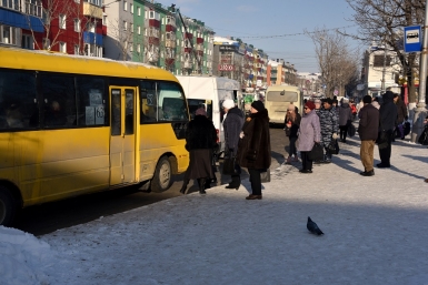 Уборка снега в Южно-Сахалинске Юрий Гуршал