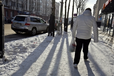 Уборка снега в Южно-Сахалинске Юрий Гуршал