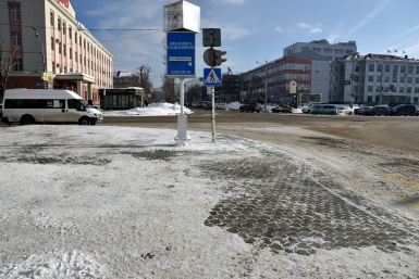 Уборка снега в Южно-Сахалинске Юрий Гуршал