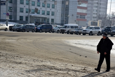 Уборка снега в Южно-Сахалинске Юрий Гуршал