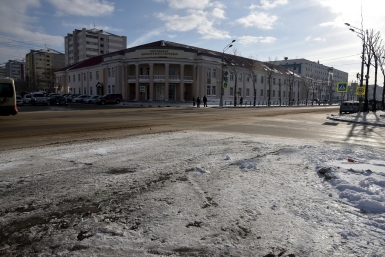 Уборка снега в Южно-Сахалинске Юрий Гуршал