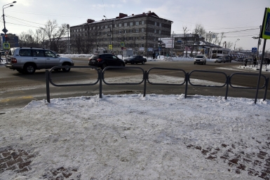 Уборка снега в Южно-Сахалинске Юрий Гуршал