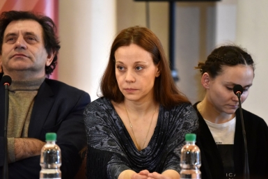 Пресс-конференция артистов театра Вахтангова Юрий Гуршал