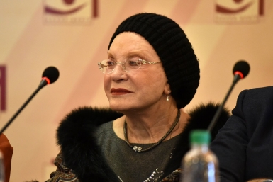 Пресс-конференция артистов театра Вахтангова Юрий Гуршал