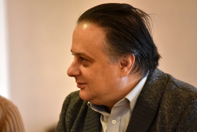 Пресс-конференция артистов театра Вахтангова Юрий Гуршал