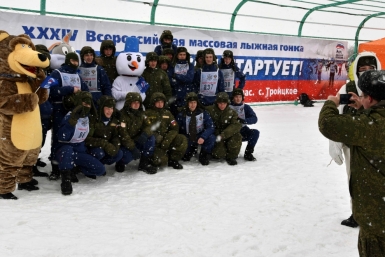 Лыжня России Юрий Гуршал