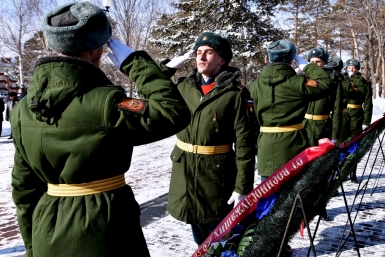 Митинг памяти воинов- интернационалистов Юрий Гуршал