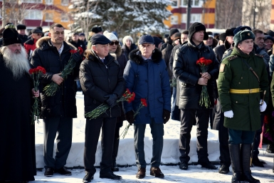 Митинг памяти воинов- интернационалистов Юрий Гуршал