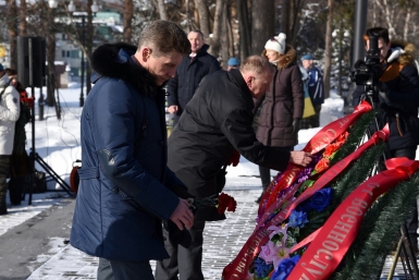 Митинг памяти воинов- интернационалистов Юрий Гуршал
