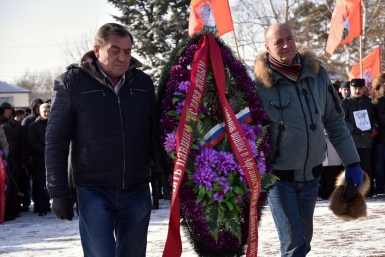 Митинг памяти воинов- интернационалистов Юрий Гуршал