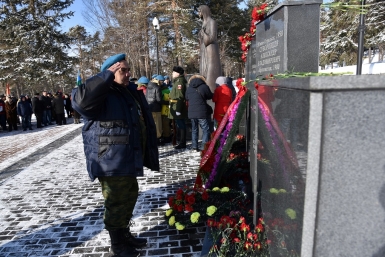 Митинг памяти воинов- интернационалистов Юрий Гуршал