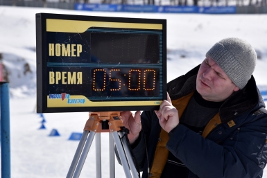 Первый день соревнований по биатлону Юрий Гуршал