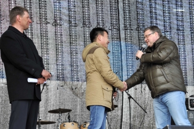 Митинг и концерт Юрий Гуршал