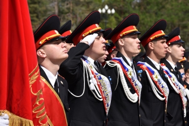 Последний звонок для кадетов Юрий Гуршал