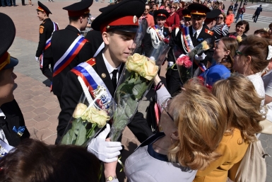Последний звонок для кадетов Юрий Гуршал