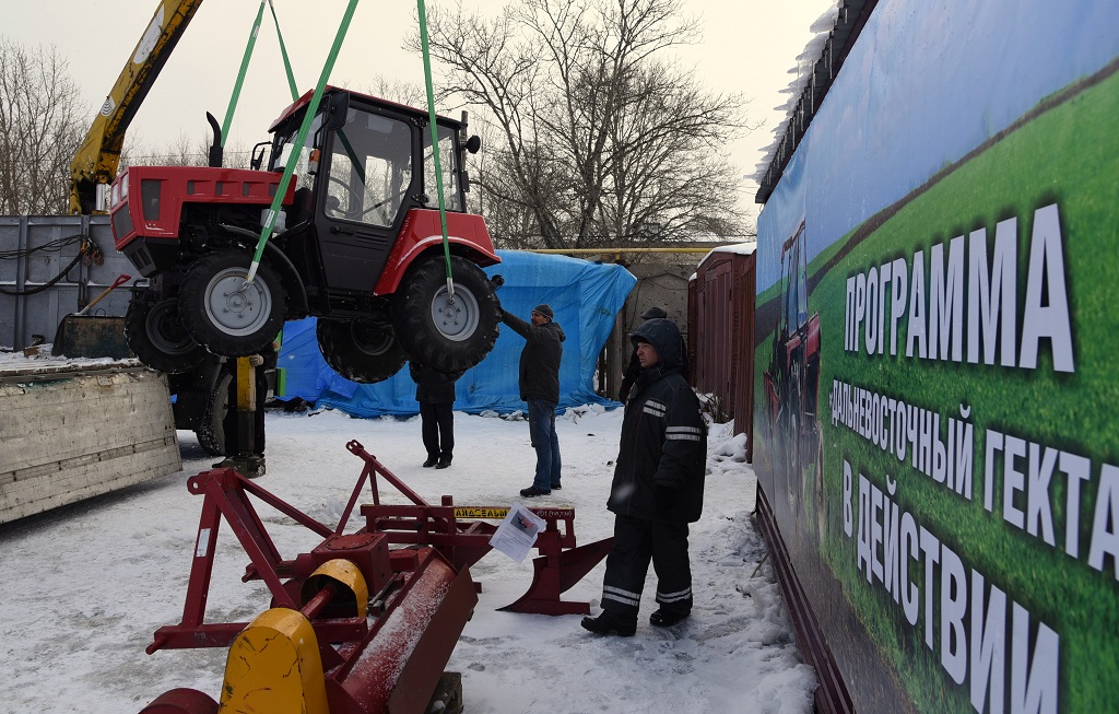 отгрузка техники Юрий Гуршал, SakhalinMedia