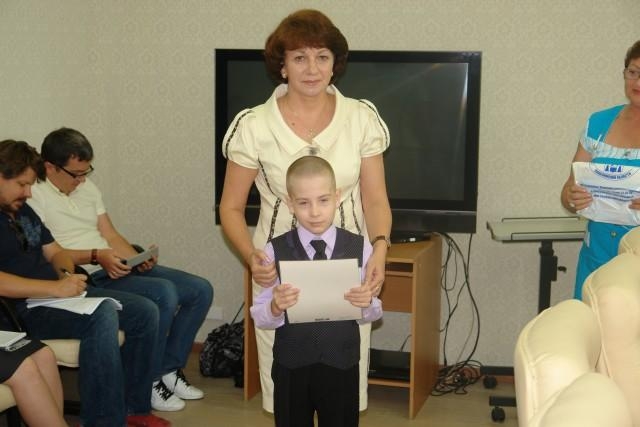 Награждение самого юного участника