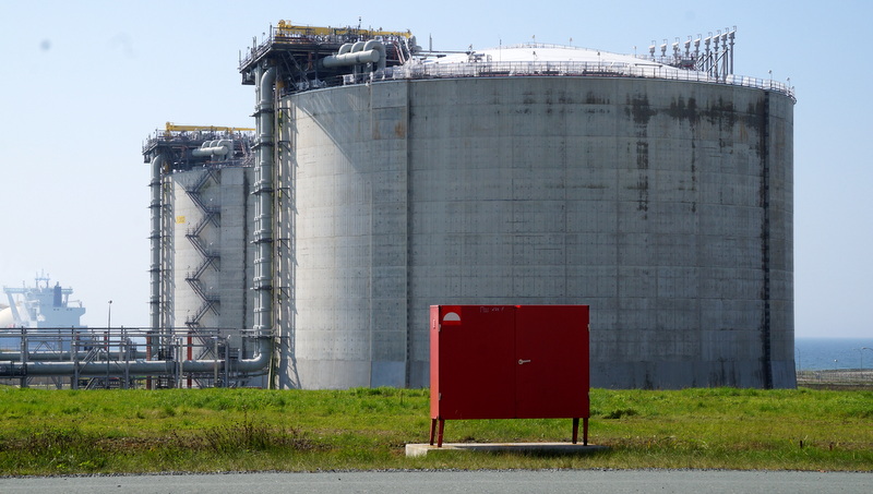 Резервуар для сжиженного газа, Пригородное, Фото с места события собственное