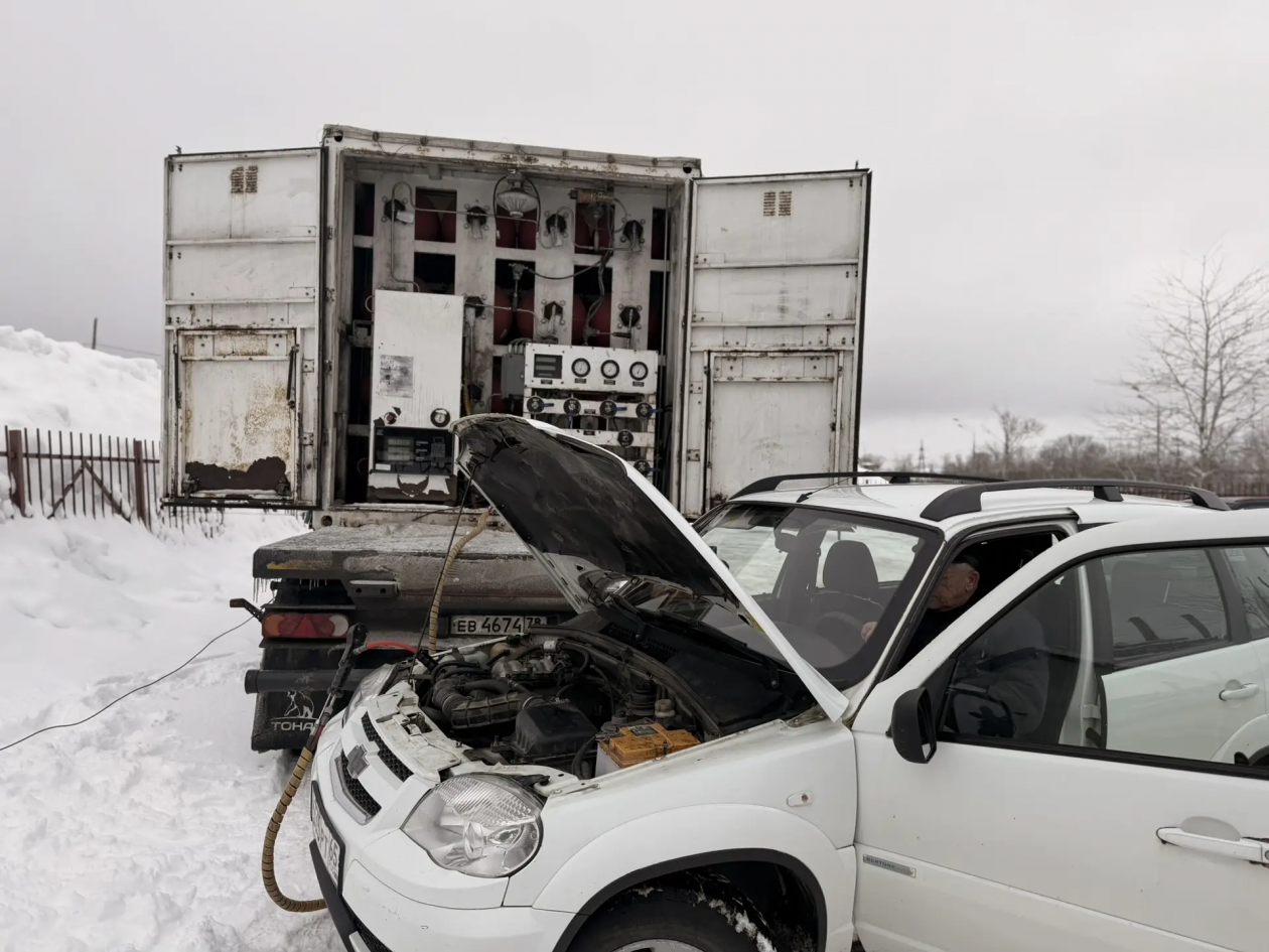 Передвижная АЗС пресс-служба министерства энергетики Сахалинской области