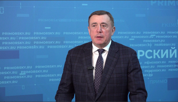 Губернатор Сахалинской области скриншот из видео с пресс-подхода